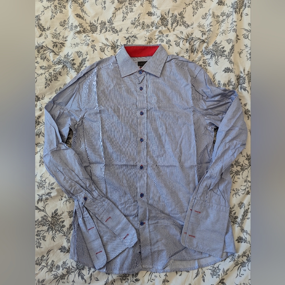 H&M French cuffed medium dress shirt